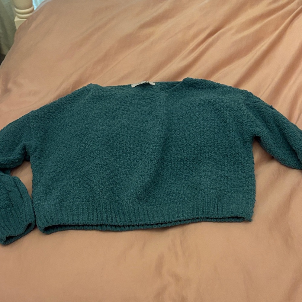FAVLUX Teal Women's Crew Neck Sweater